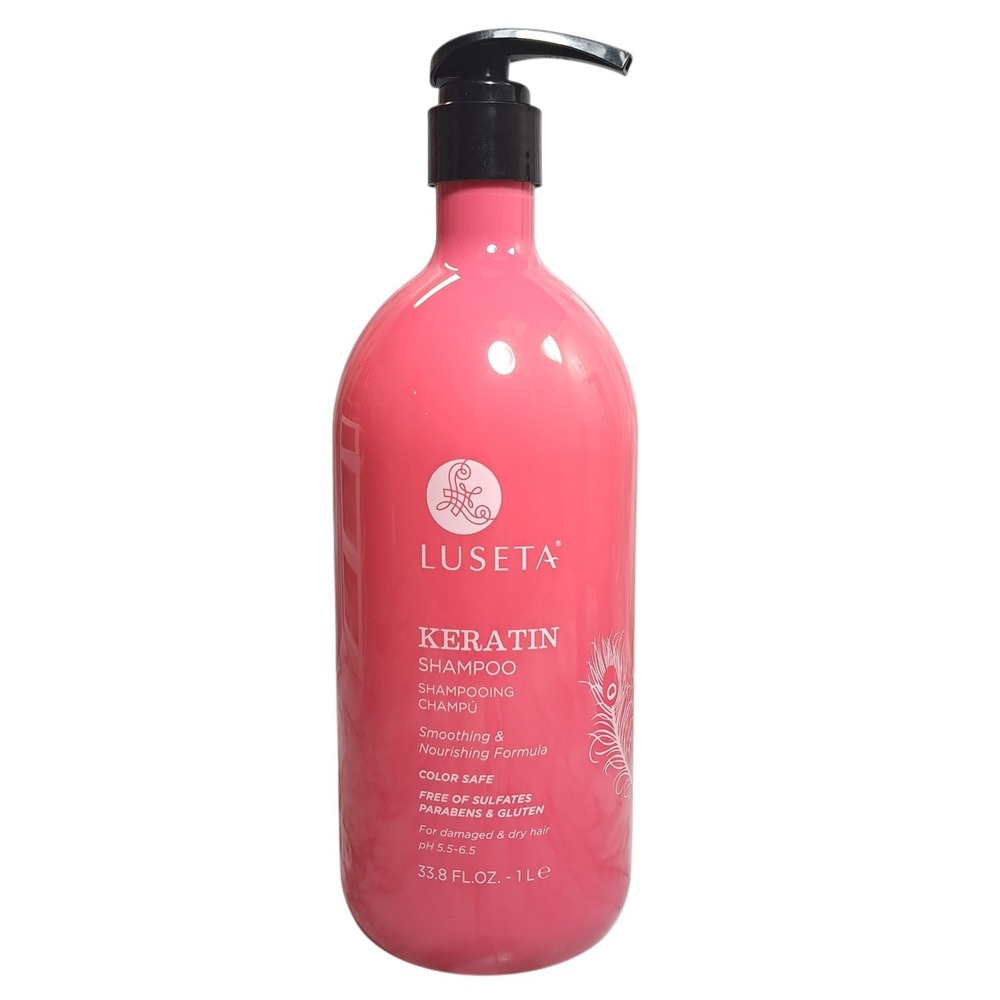 Luseta Keratin Shampoo Smoothing &‎ Nourishing For Dry Hair Formula 33.8 fl oz